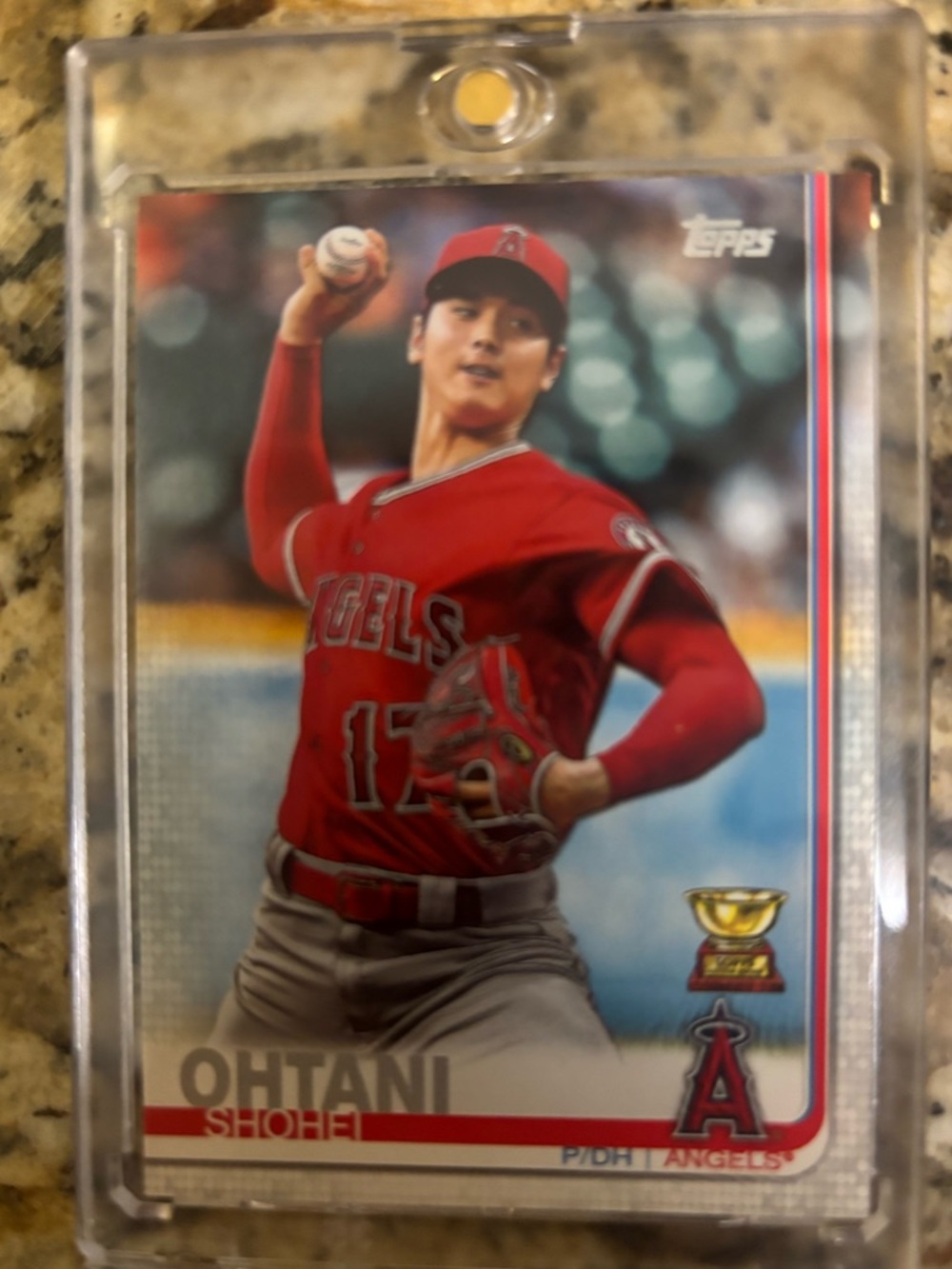 Shohei Ohtani Topps Rookie Cup Baseball Card - In protective case, perfect
